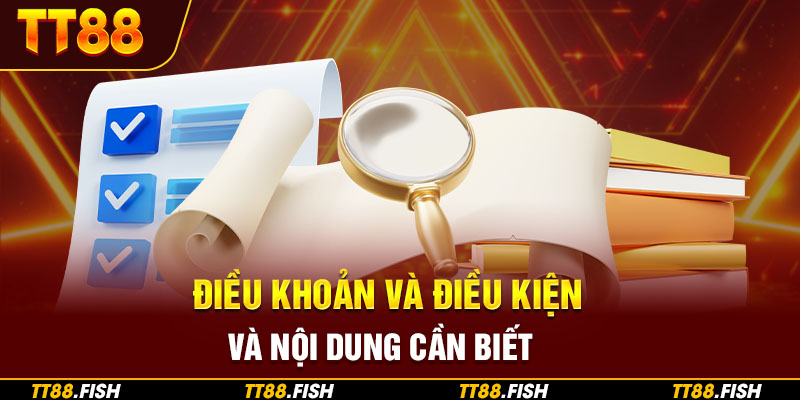 Điều khoản và điều kiện và nội dung cần biết